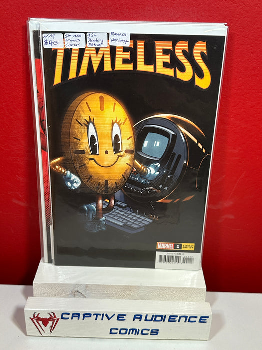 Timeless, Vol. 1 #1 - 1st Miss Minutes Cover - 1st Anatoly Petrav - Ramos Variant - NM