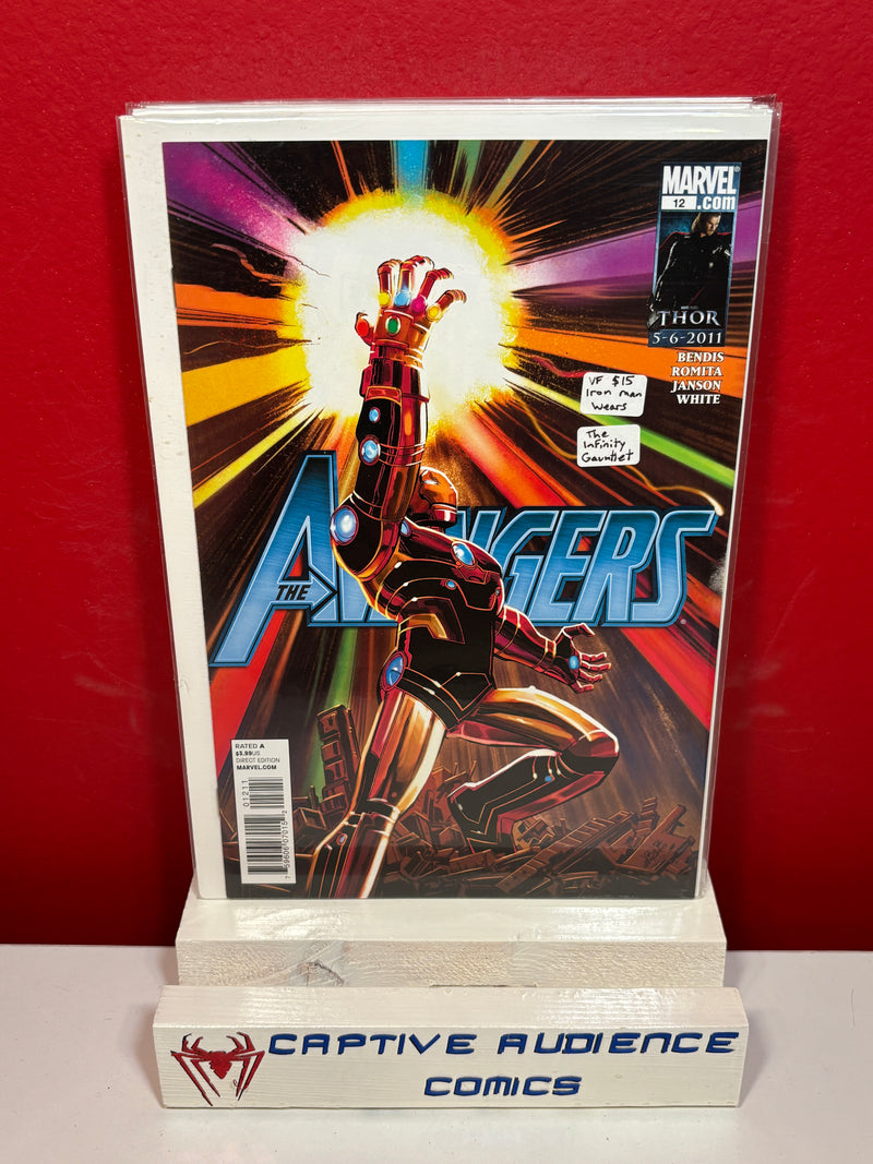 Avengers, The Vol. 4 #12 - Iron Man Wears The Infinity Gauntlet - VF