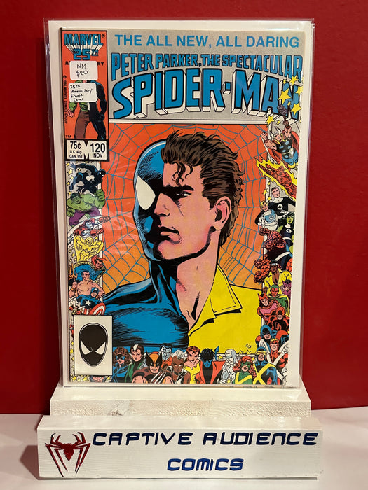 Spectacular Spider-Man, The Vol. 1 #120 - 25th Anniversary Frame Cover - NM