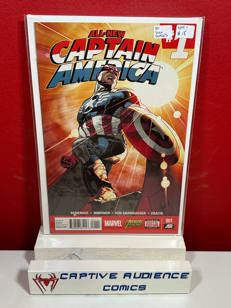 All-New Captain America #1 - 1st Solo Series - NM-