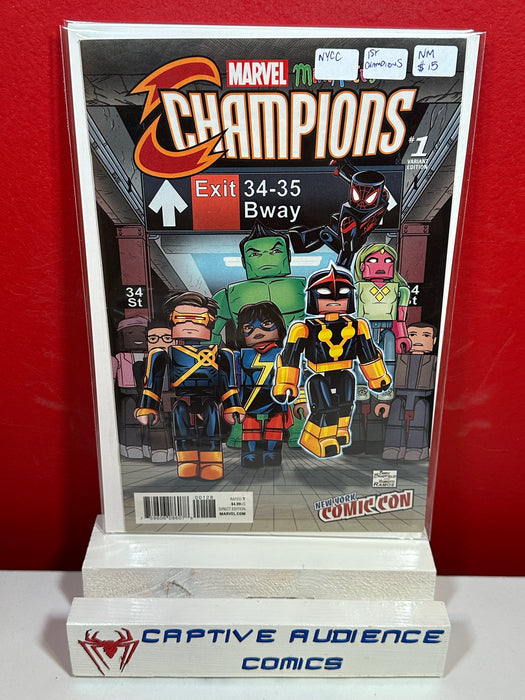 Champions, Vol. 2 #1 - 1st 2016 Champions - NYCC Lego Variant - NM