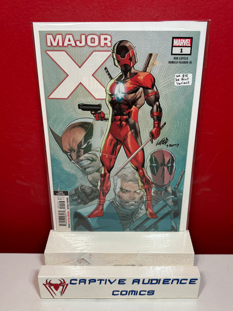 Major X, Vol. 1 #1 - 3rd Print Variant - NM