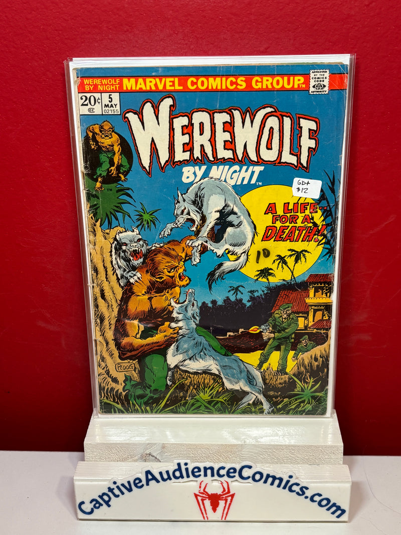 Werewolf By Night, Vol. 1 #5 - GD+