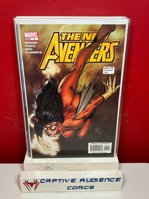 New Avengers, Vol. 1 #4 - 1st Maria Hill - VF/NM