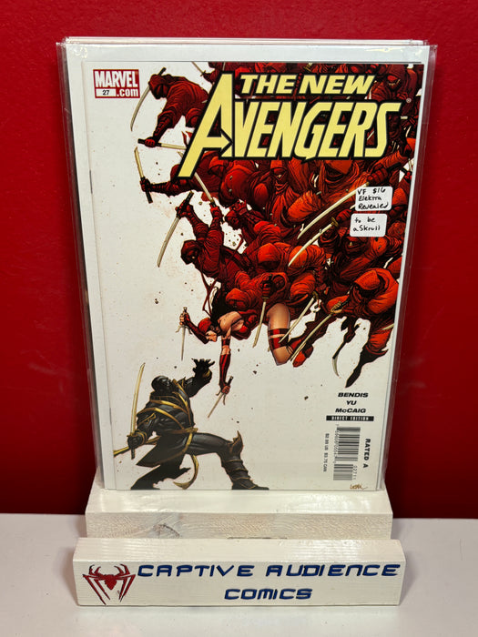 New Avengers, Vol. 1 #27 - Elektra Revealed to be a Skrull - VF