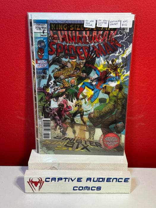 Amazing Spider-Man, The Vol. 1 Annual #6 - 1st New Iron Spider - 1st New Sinister Six - Lenticular Variant - NM