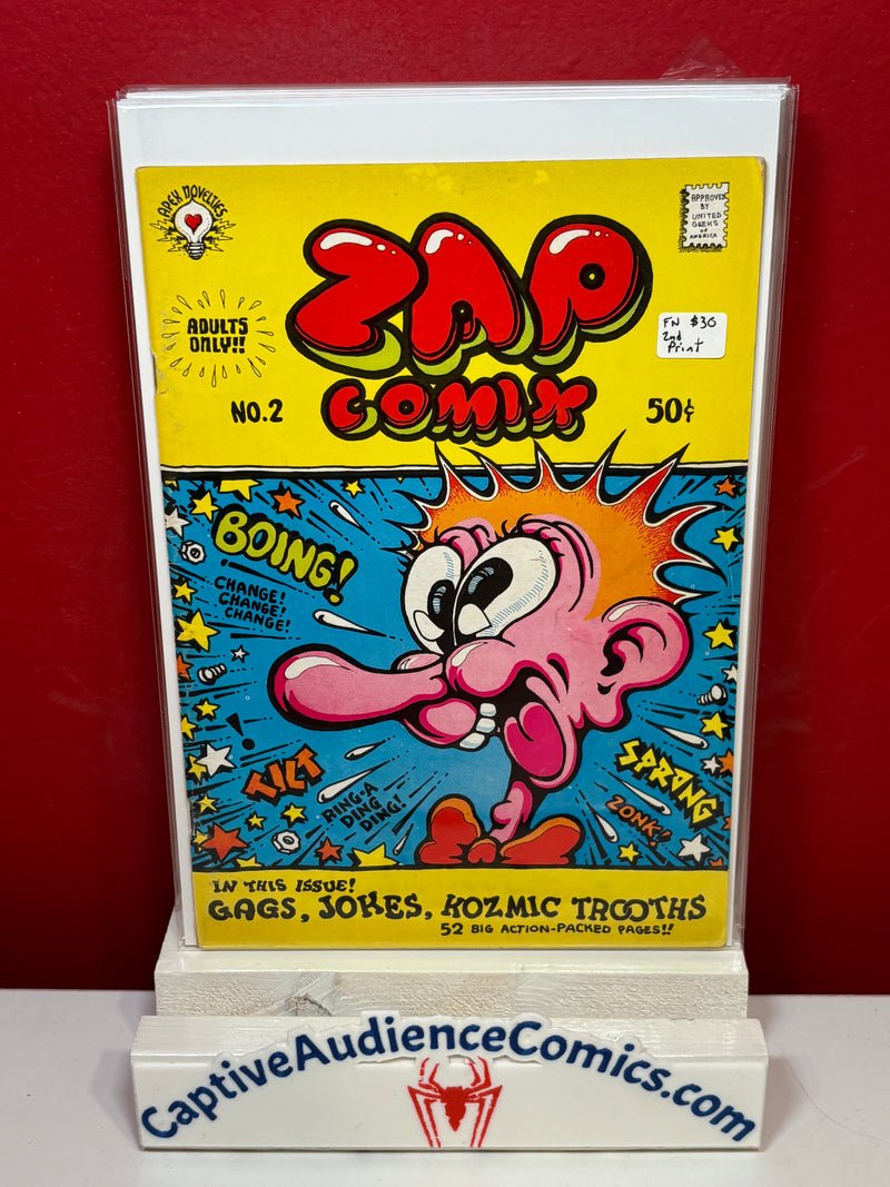 Zap Comix #2 - 2nd Print - FN