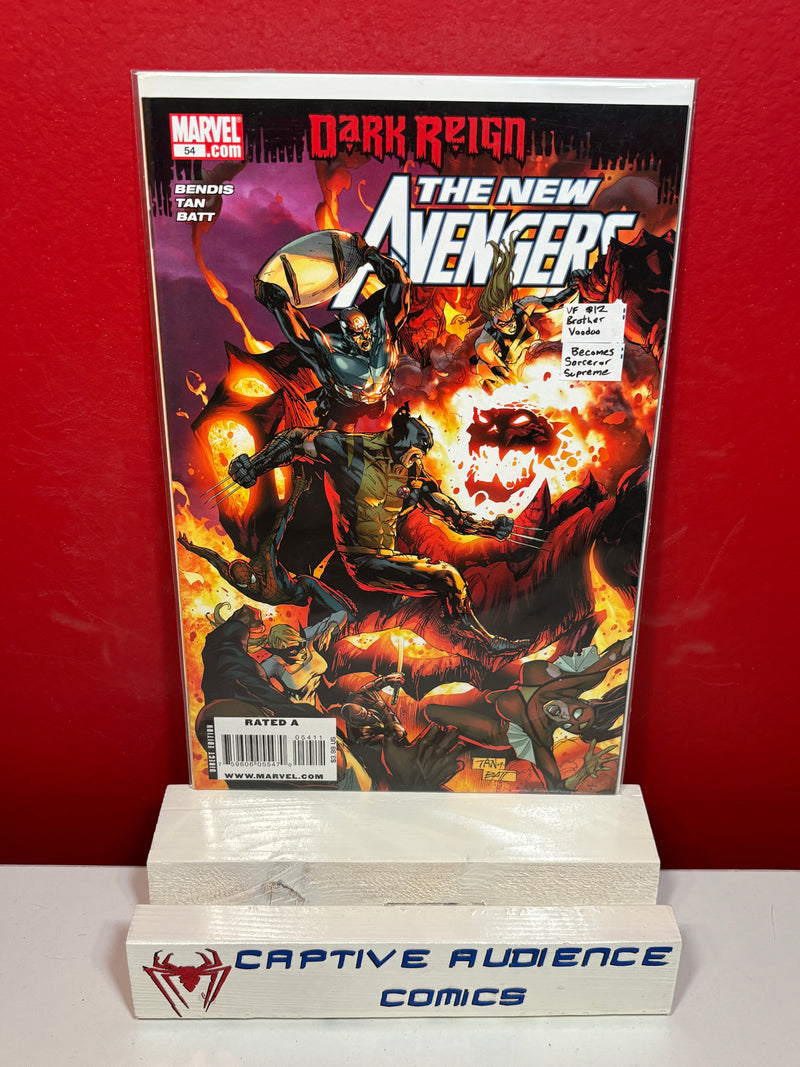 New Avengers, Vol. 1 #54 - Brother Voodoo becomes Sorceror Supreme - VF