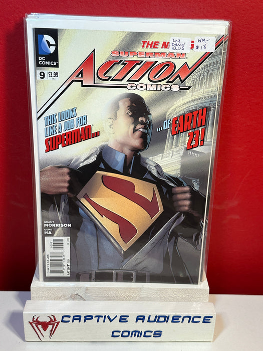 Action Comics, Vol. 2 #9 - 2nd Calvin Ellis - NM-