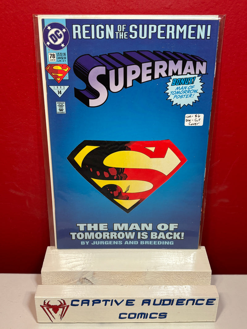 Superman, Vol. 2 #78 - Die-Cut Cover - NM-