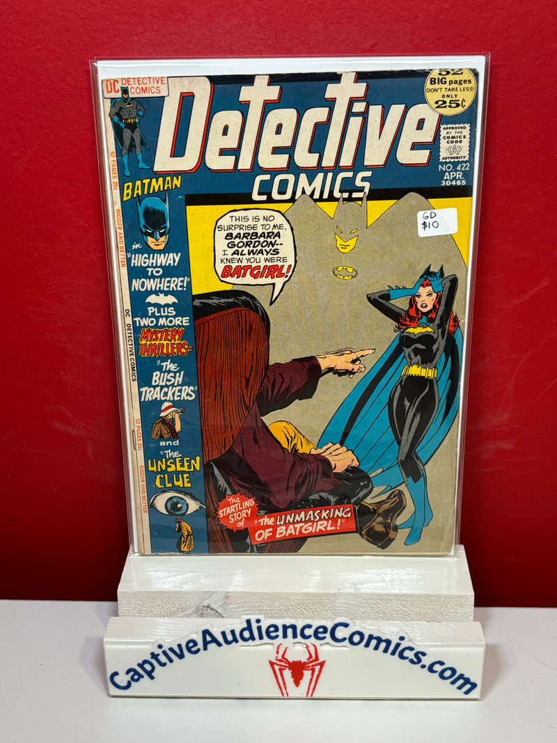 Detective Comics, Vol. 1 #422 - GD