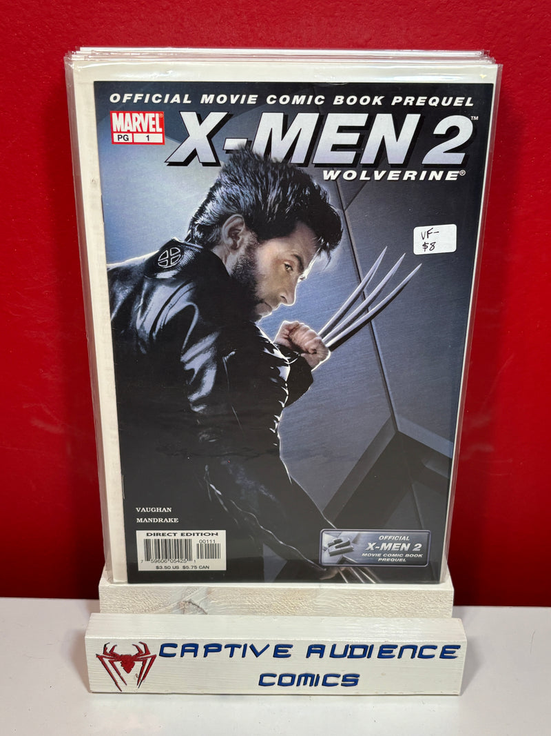 X-Men 2 Prequel: Wolverine #1 - VF-