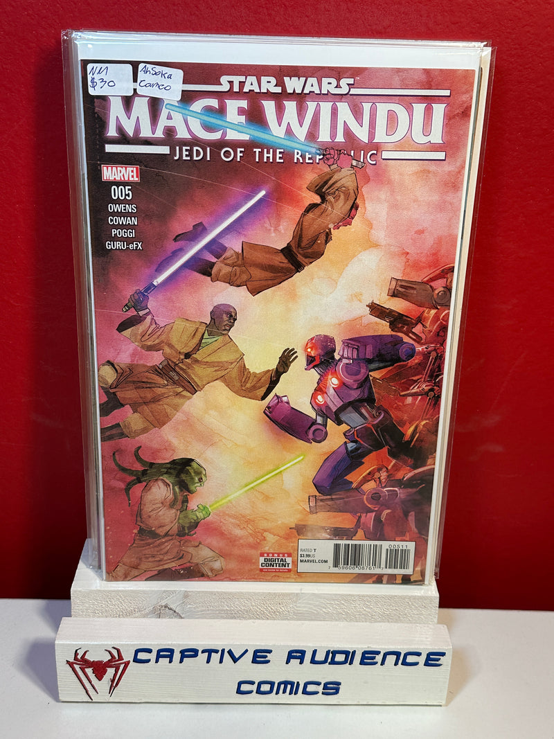 Star Wars: Jedi of The Republic: Mace Windu #5 - Ansoka Cameo - NM