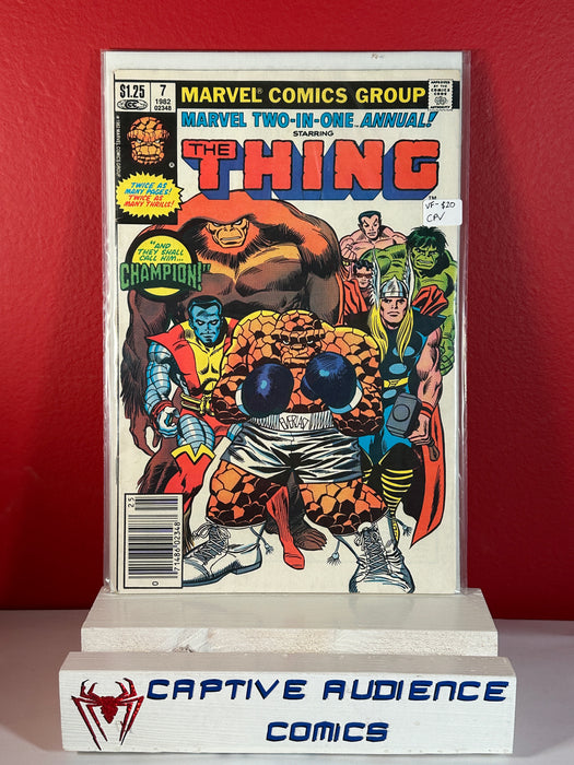 Marvel Two-in-One Annual #7 - CPV - VF-