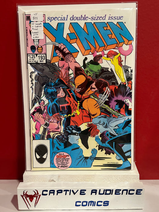Uncanny X-Men, Vol. 1 #193 - 1st Warpath in Costume - Rachel Summer Joins X-men - VF