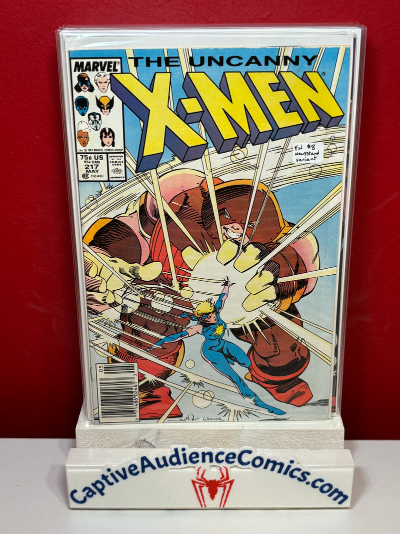 Uncanny X-Men, Vol. 1 #217 - Newsstand Variant - FN
