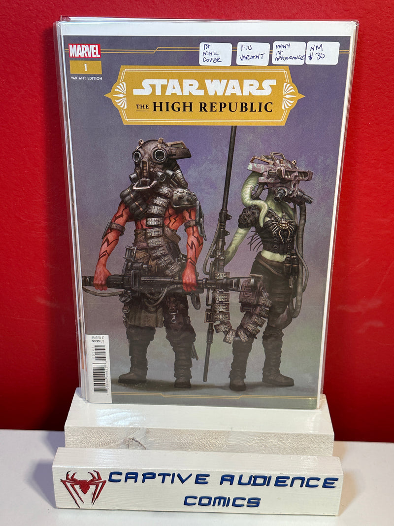 Star Wars: The High Republic, Vol. 1 #1 - Many 1st Appearances - 1st Nihil Cover - 1:10 Variant - NM