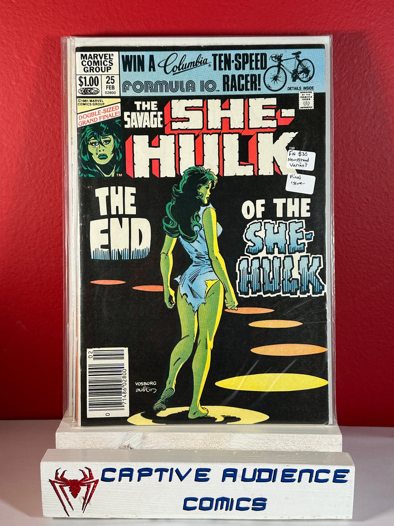 Savage She-Hulk, The #25 - Newsstand Variant - Final Issue - FN