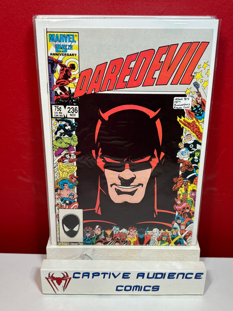 Daredevil, Vol. 1 #236 - 25th Anniversary Frame Cover - VF/NM