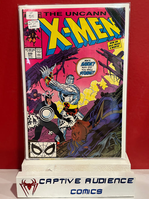 Uncanny X-Men, Vol. 1 #248 - 1st Jim Lee Art on X-men - VF