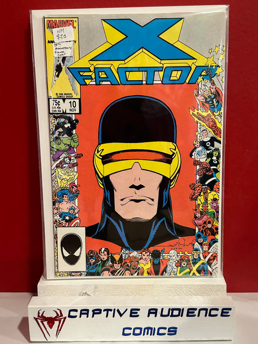 X-Factor, Vol. 1 #10 - 25th Anniversary Frame Cover - NM