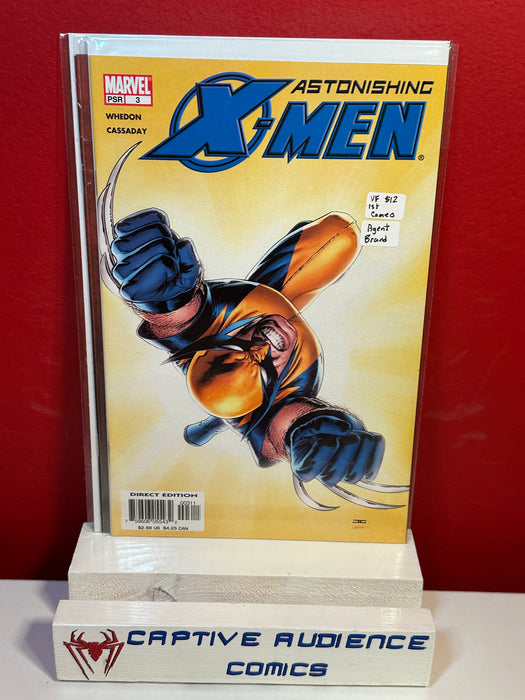 Astonishing X-Men, Vol. 3 #3 - 1st Cameo Agent Brand - VF