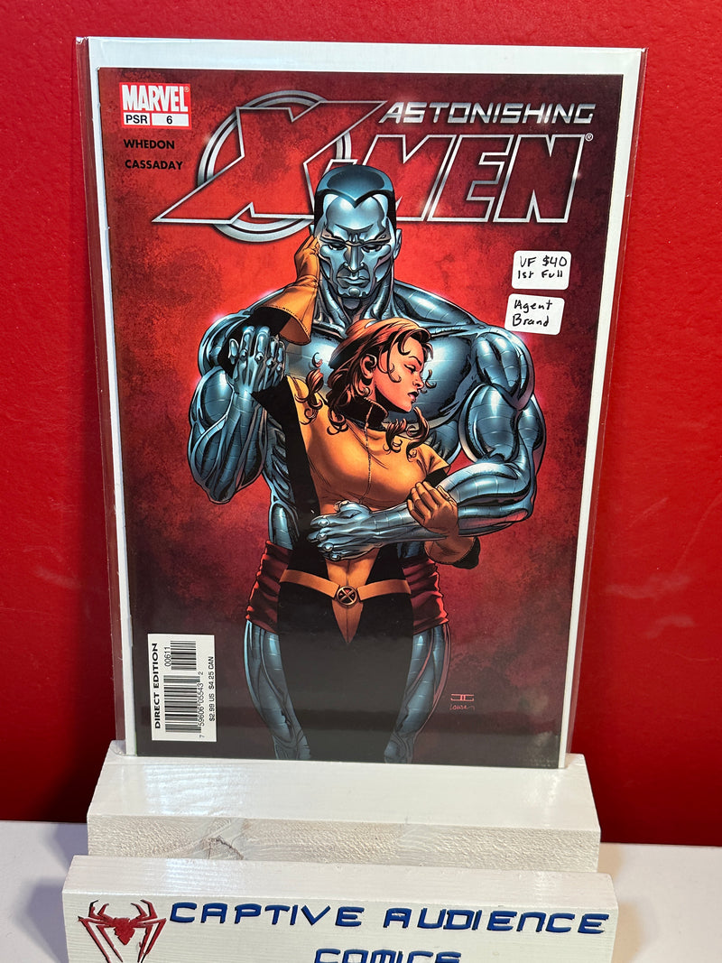 Astonishing X-Men, Vol. 3 #6 - 1st Full Agent Brand - VF