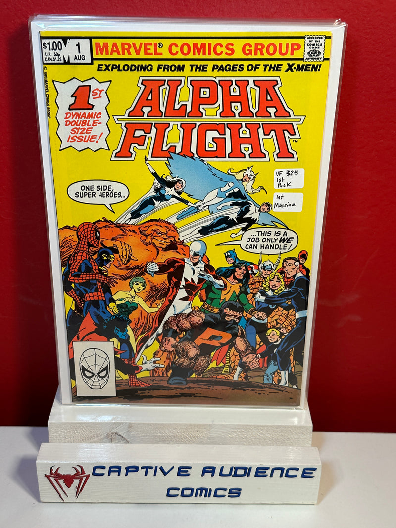 Alpha Flight, Vol. 1 #1 - 1st Puck & Marrina - VF