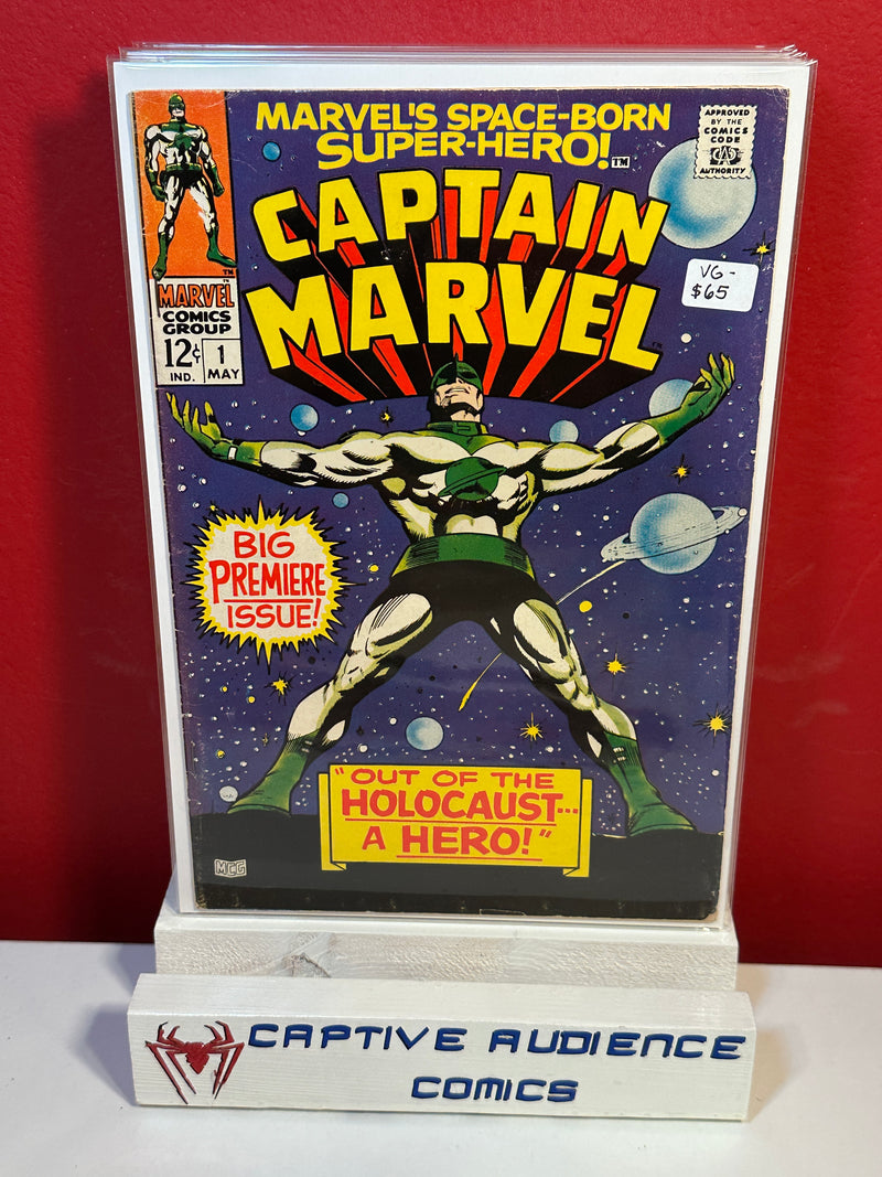 Captain Marvel, Vol. 1 #1 - VG-