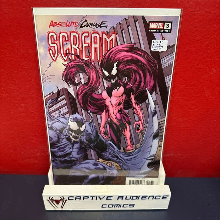 Absolute Carnage Scream #3 - Bagley Connecting Variant - NM