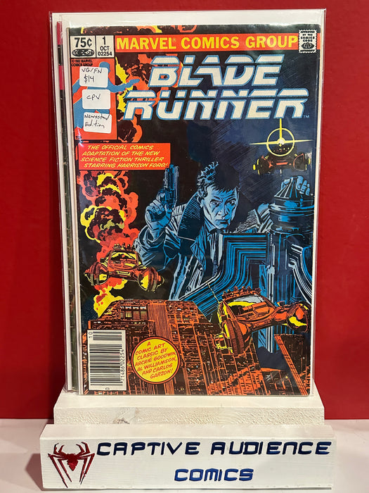 Blade Runner #1 - CPV - Newsstand Edition - VG/FN