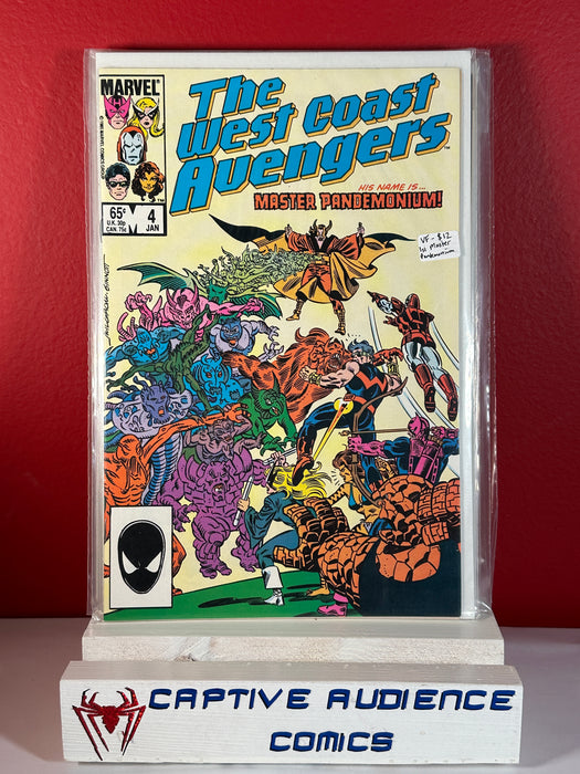 West Coast Avengers, The Vol. 2 #4 - 1st Master Pandemonium - VF-