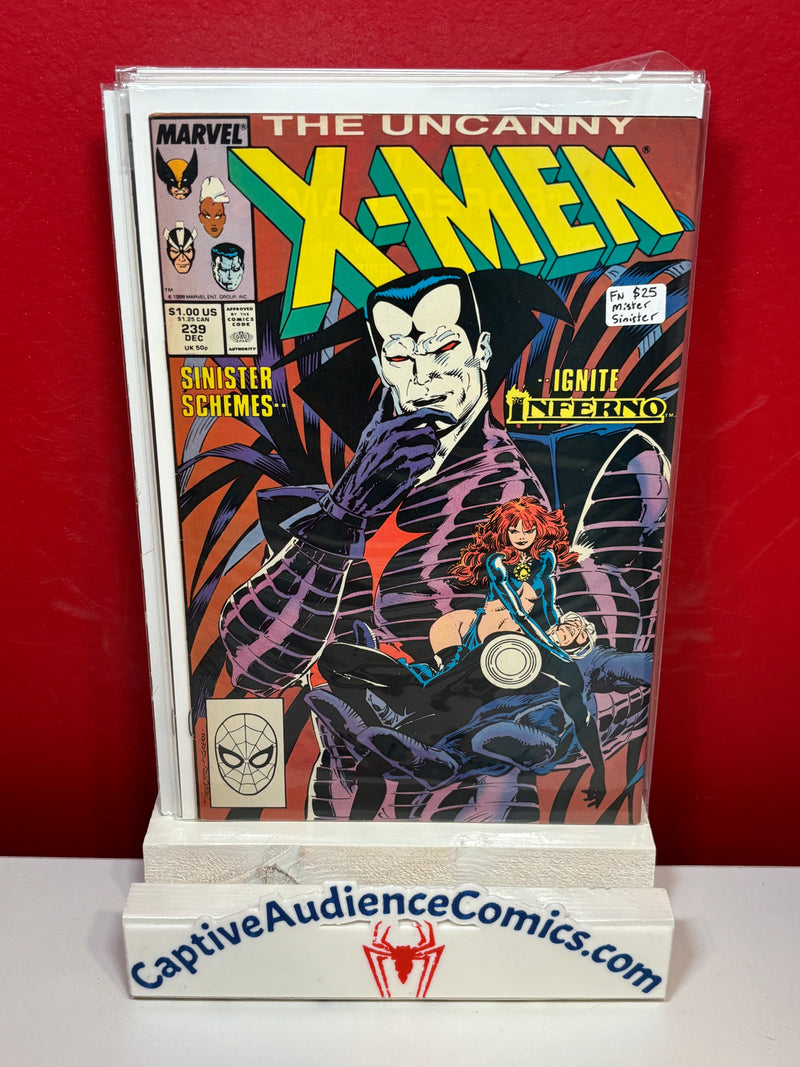 Uncanny X-Men, Vol. 1 #239 - 1st Mr. Sinister Cover - FN