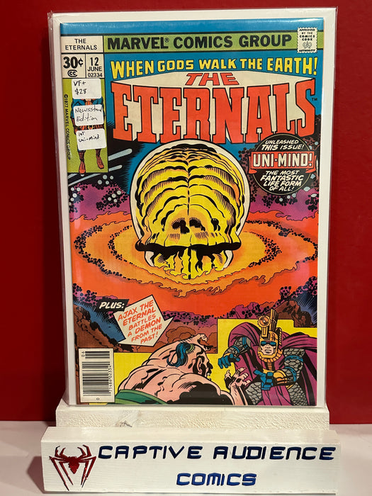 Eternals, Vol. 1 #12 - Newsstand Edition - 1st Uni-Mind - VF+