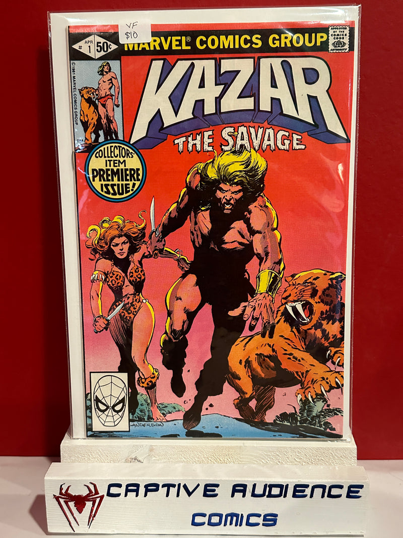 Ka-Zar, Vol. 3 #1 - VF