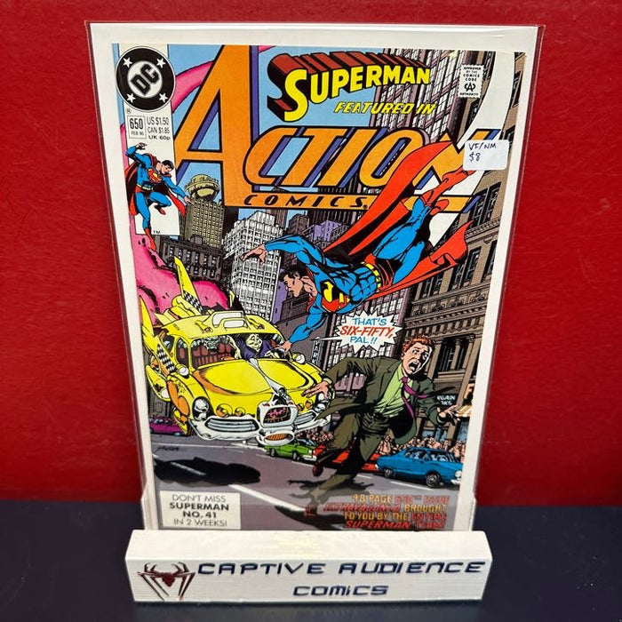Action Comics, Vol. 1 #650 - VF/NM