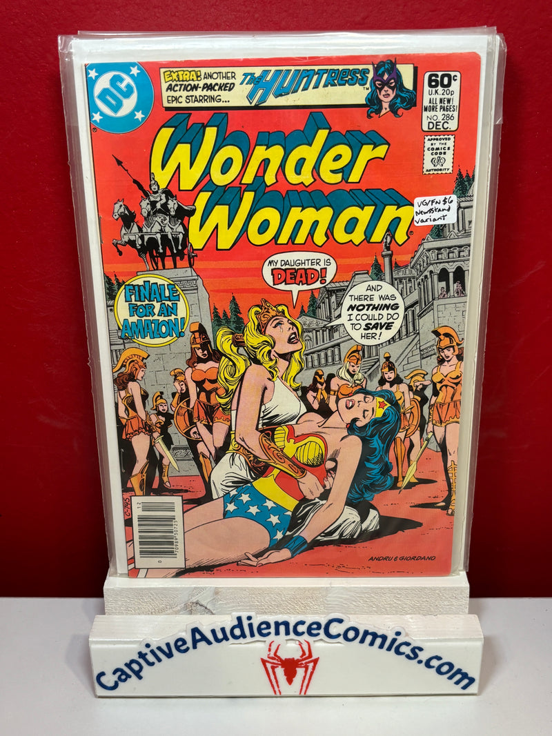 Wonder Woman, Vol. 1 #286 - Newsstand Variant - VG/FN