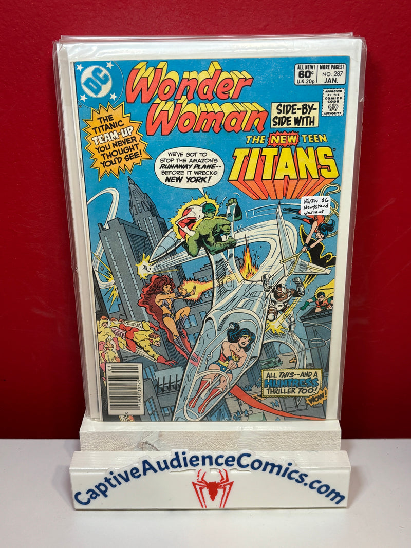 Wonder Woman, Vol. 1 #287 - Newsstand Variant - VG/FN
