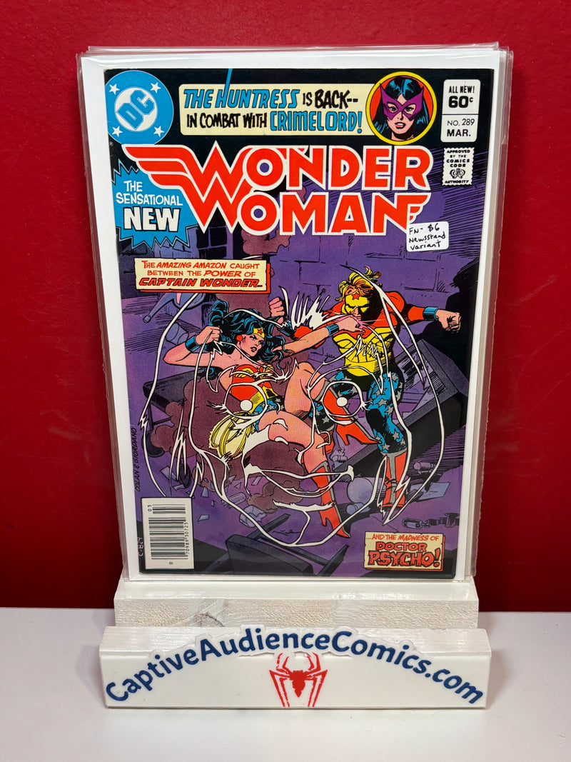 Wonder Woman, Vol. 1 #289 - Newsstand Variant - FN-