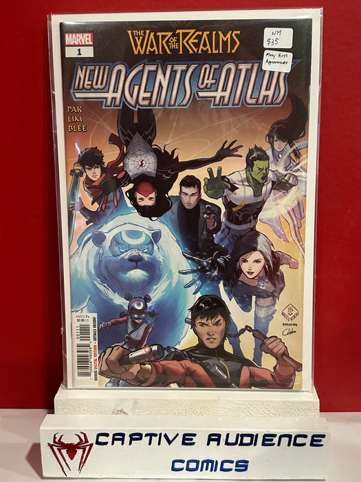 War of the Realms: New Agents of Atlas #1 - Many First Apperance - NM