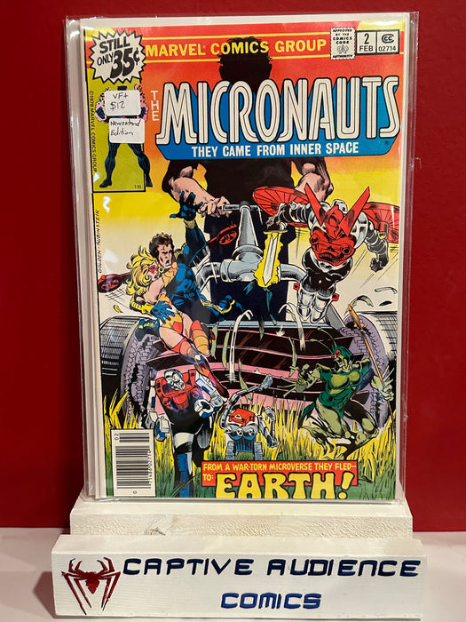 Micronauts, Vol. 1 #2 - Newsstand Edition - VF+