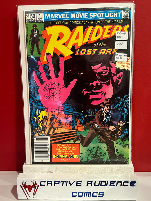 Raiders of the Lost Ark #1 - CPV - Newsstand Edition - FN/VF