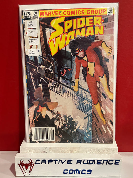 Spider-Woman, Vol. 1 #50 - CPV - Newsstand Edition - Final Issue - VF