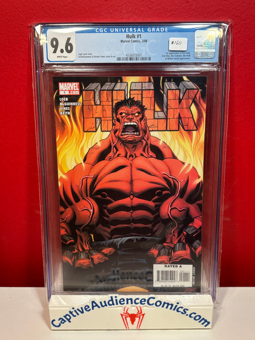 Hulk #1 - 1st Red Hulk - CGC 9.6