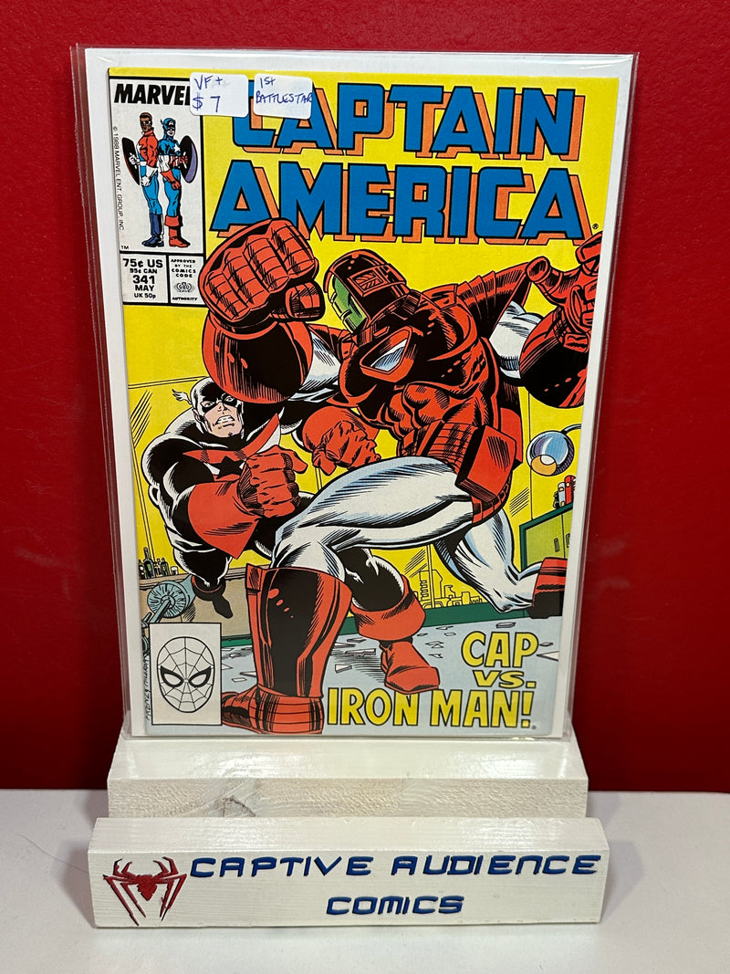 Captain America, Vol. 1 #341 - 1st Battlestar - VF+