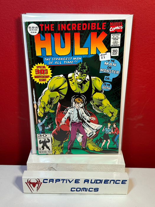 Incredible Hulk, The Vol. 1 #393 - VF/NM