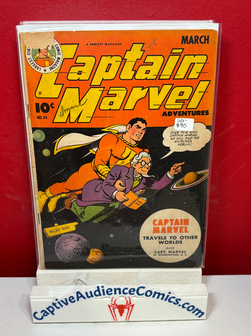 Captain Marvel Adventures #44 - GD-