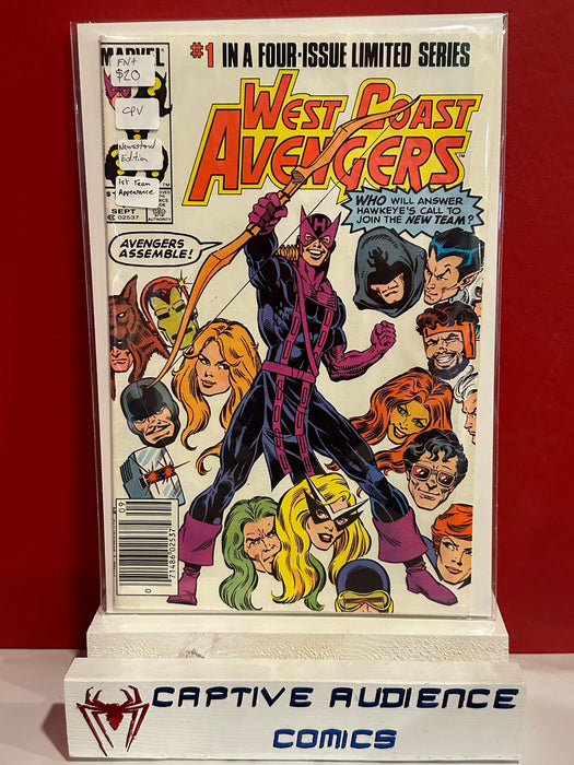 West Coast Avengers, The Vol. 1 #1 - CPV - Newsstand Edition - 1st Team Apperance - FN+