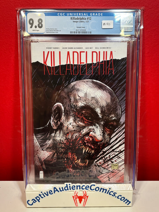 Killadelphia #12 - McFarlane Variant - CGC 9.8