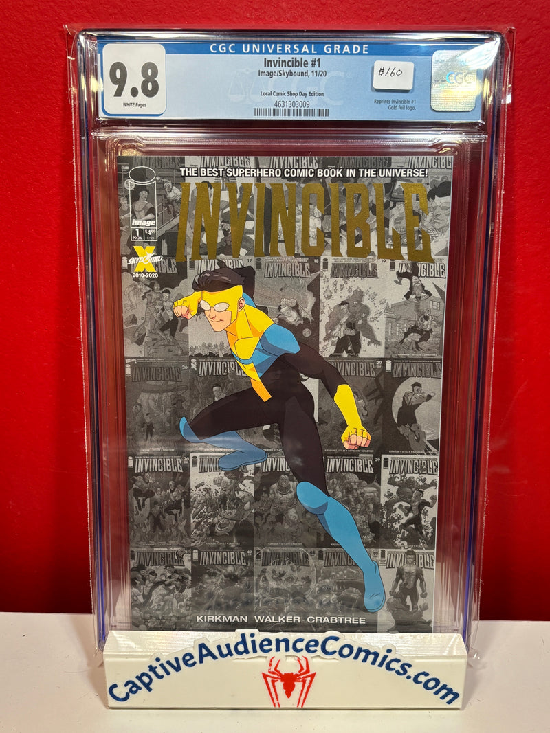 Invincible #1 - Local Comic Shop Day Variant - CGC 9.8